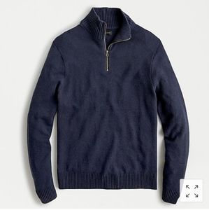 J. Crew Merino Wool Half-Zip Sweater